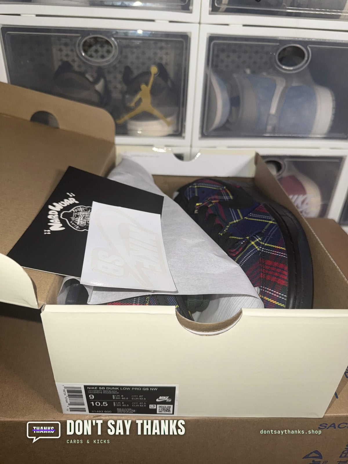 Nardwuar x Nike SB Dunk Low Tartan, photo 2
