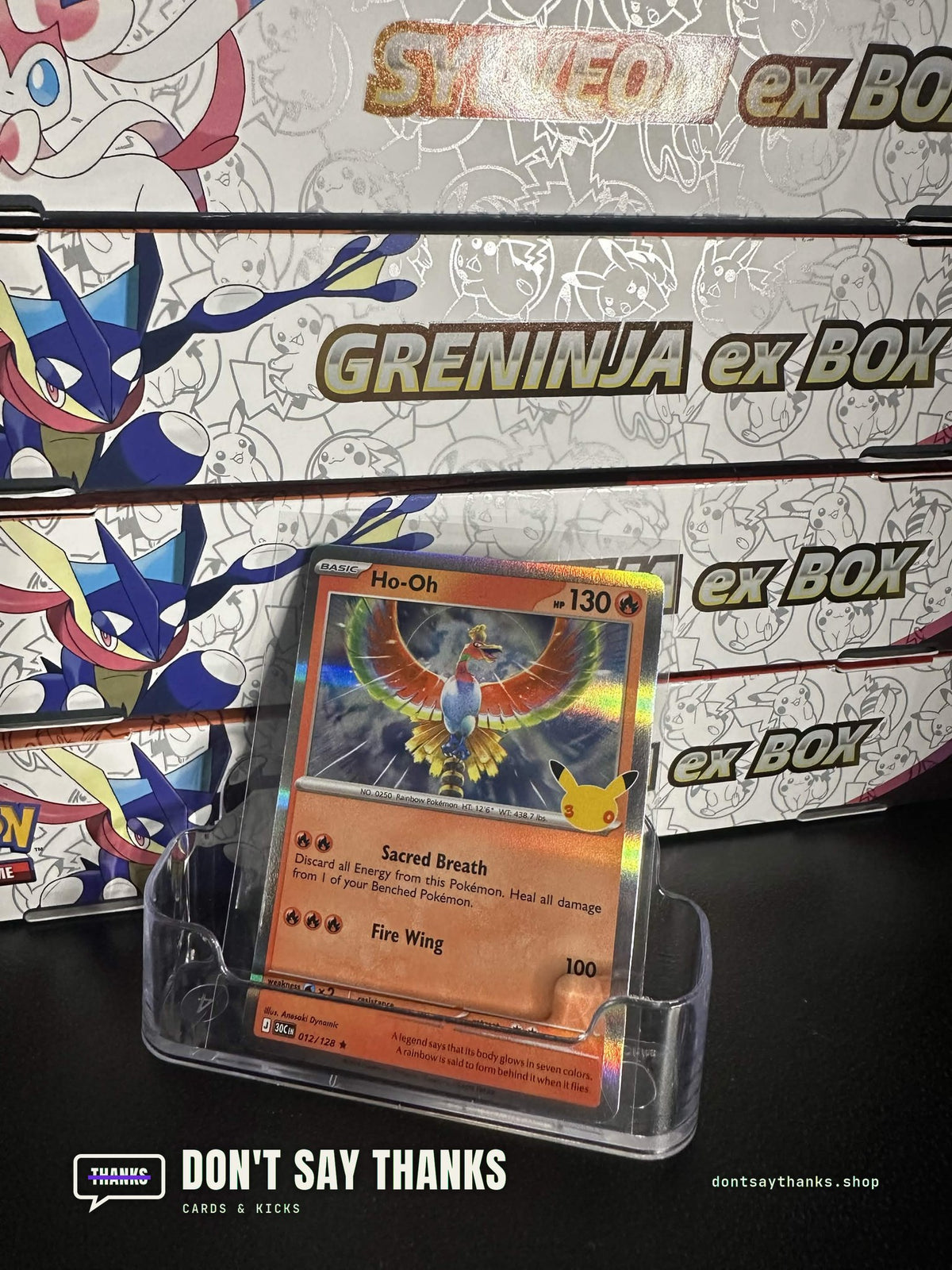 Ho-Oh 012/128 card, 30th Celebration