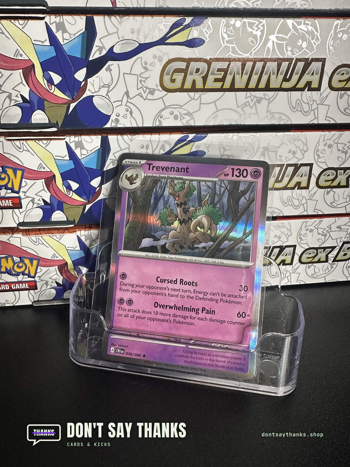 Trevenant 039/086 card, Chaos Rising
